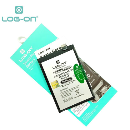 Log On - BLPA17 Realme C53 / C67 / C65 / C51S / Realme 12 5G BLP-A17 Power Boost Original Battery Baterai Batre - 1 Tahun Garansi