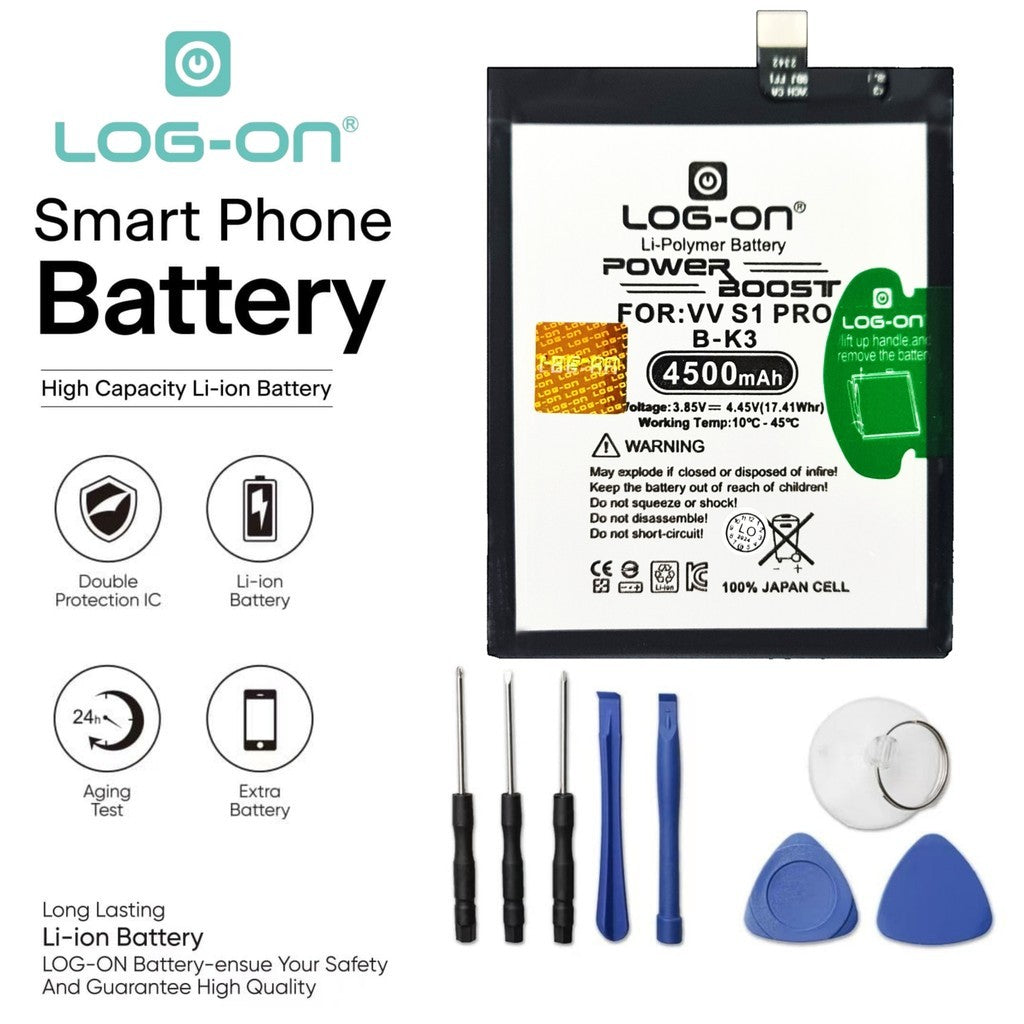Log On - B-K3 Vivo S1 Pro BK3 Power Boost Original Battery Baterai Batre