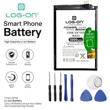 Log On - BA33 Vivo Y03 ( V2332 ) / Vivo Y18 BA-33 Power Boost Original Battery Baterai Batre - 1 Tahun Garansi