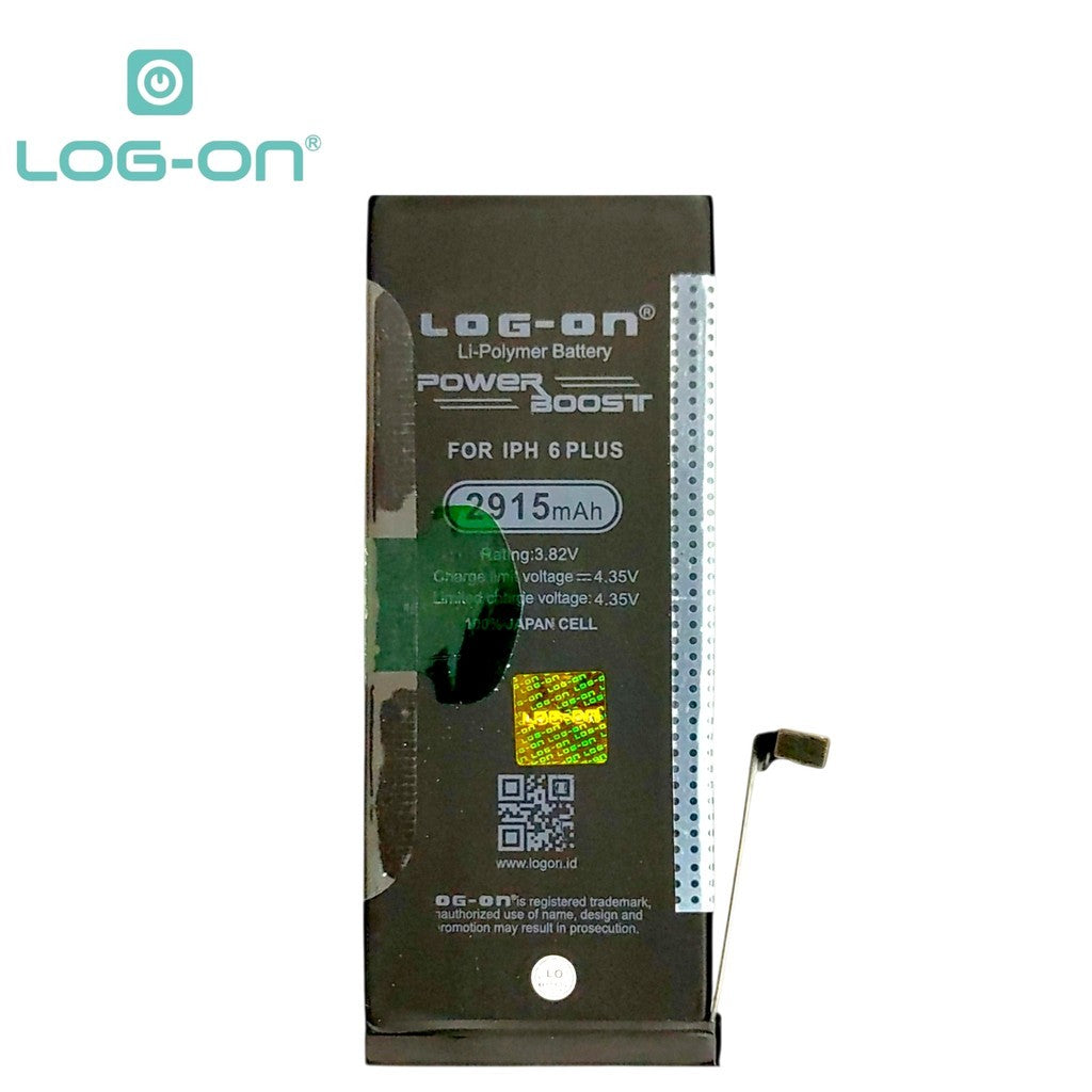 LOG ON BATERAI IPHONE 6 PLUS BATRE POWER BOOST BATTERY