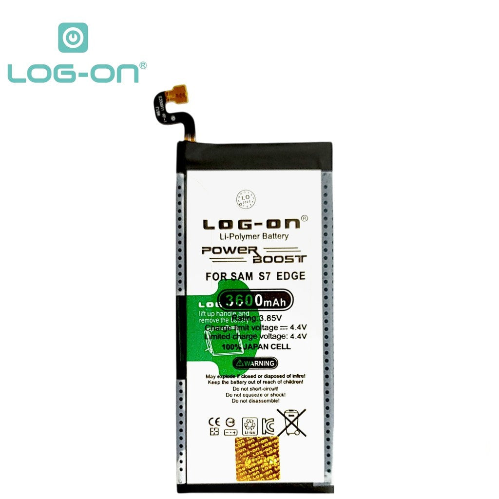 LOG ON BATERAI SAMSUNG S7 EDGE BATRE POWER BOOST BATTERY
