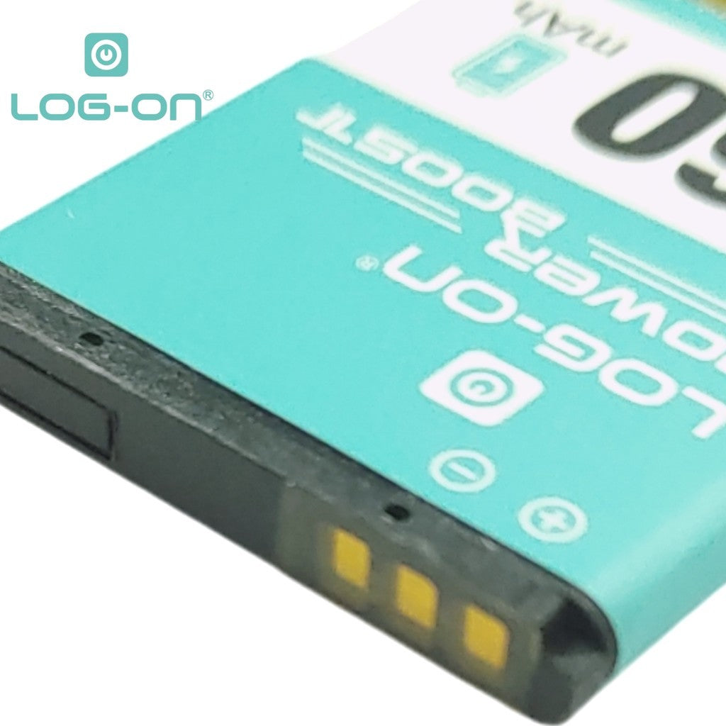 LOG ON BATERAI NOKIA BL-4C-6100-6300-2650-5100-6100-7200-7270 BATRE DOUBLE POWER DOUBLE IC BATTERY