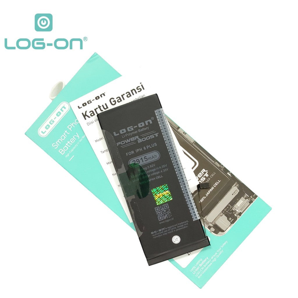 LOG ON BATERAI IPHONE 6 PLUS BATRE POWER BOOST BATTERY