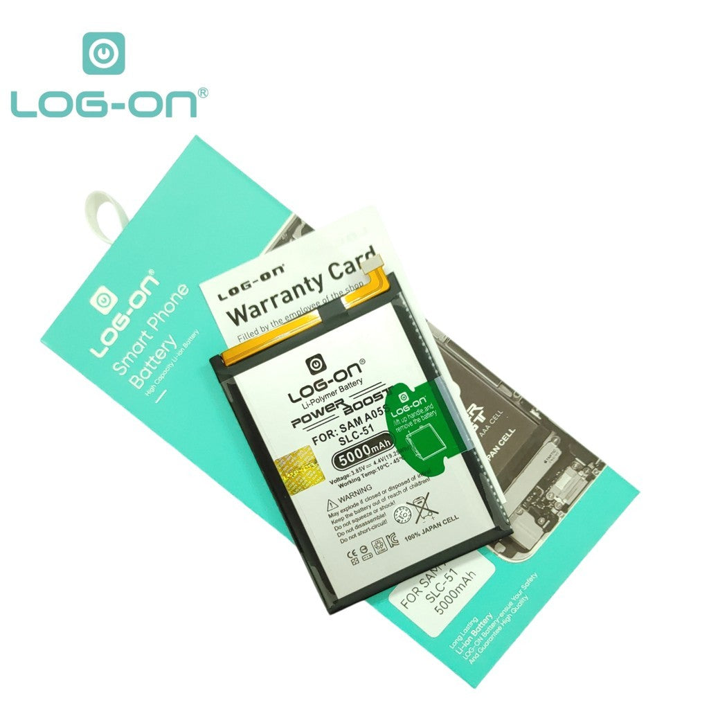 Log On - SLC-51 Samsung A05S Power Boost Original Battery Baterai Batre - 1 Tahun Garansi