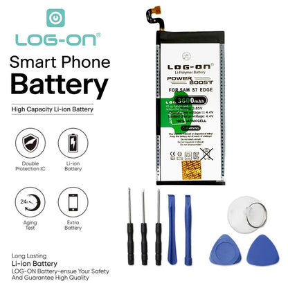 LOG ON BATERAI SAMSUNG S7 EDGE BATRE POWER BOOST BATTERY