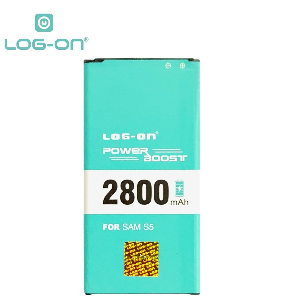 Log On - Samsung S5 G900 / G900F Power Boost Original Battery Baterai Batre - 1 Tahun Garansi