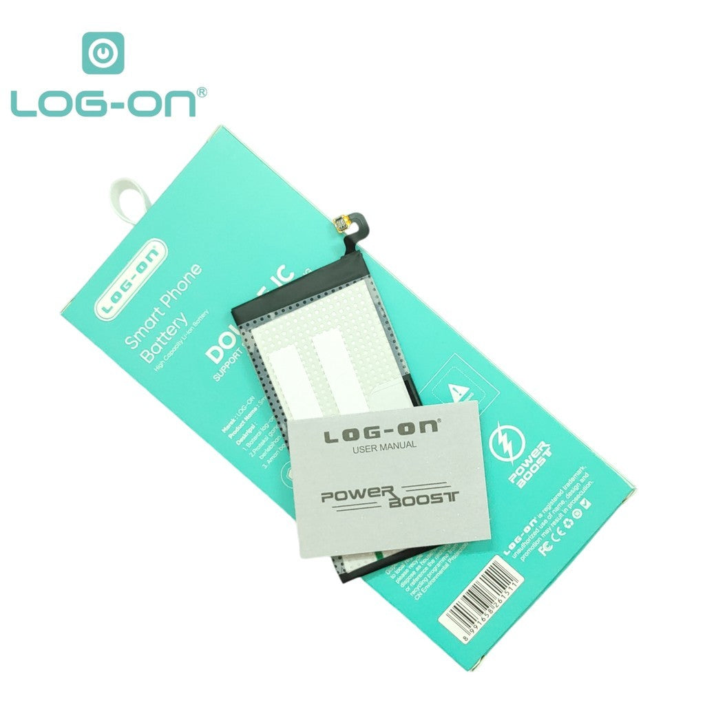 LOG ON BATERAI SAMSUNG S6 BATRE DOUBLE POWER DOUBLE IC BATTERY