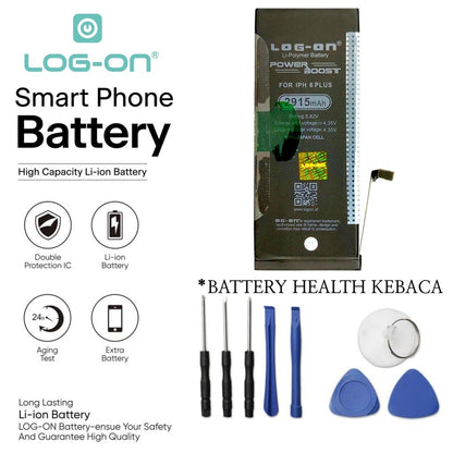 LOG ON BATERAI IPHONE 6 PLUS BATRE POWER BOOST BATTERY