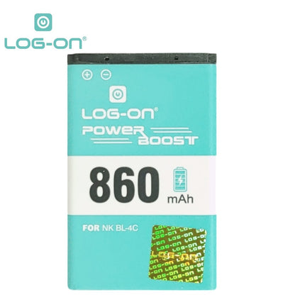 LOG ON BATERAI NOKIA BL-4C-6100-6300-2650-5100-6100-7200-7270 BATRE DOUBLE POWER DOUBLE IC BATTERY