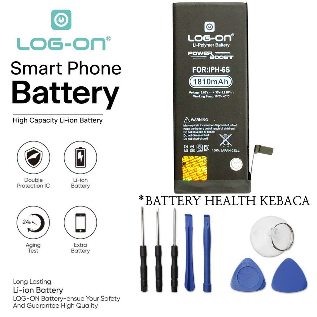LOG ON BATERAI IPHONE 6S POWER BOOST BATRE BATTERY