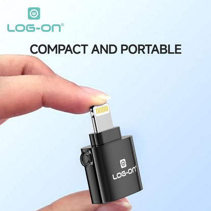 LOG ON USB Type-C/LIGHTNING LO-OT16 Card Reader OTG for Micro SD