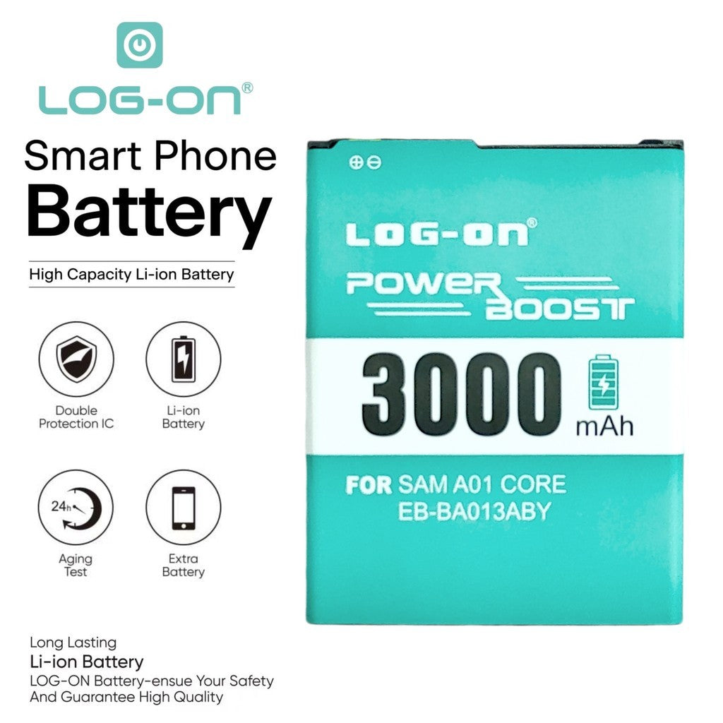 Log On - EB-BA013ABY Samsung A01 Core A013 / A013F Power Boost Original Battery Baterai Batre