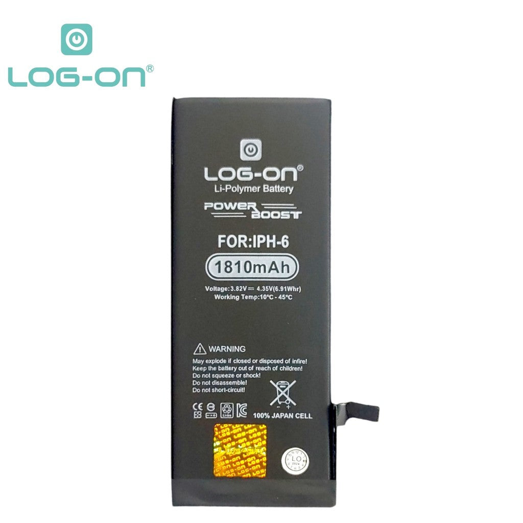 LOG ON BATERAI IPHONE 6 BATRE POWER BOOST BATTERY