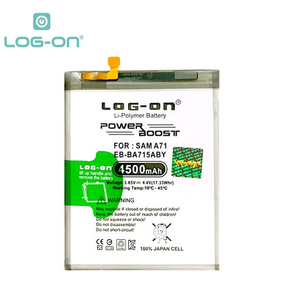 Log On - EB-BA715ABY Samsung A71 A715 Power Boost Original Battery Baterai Batre