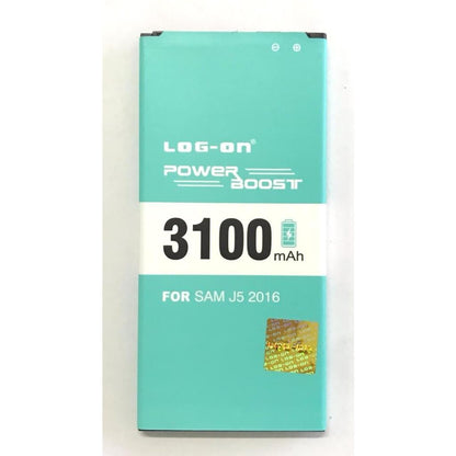Baterai Log on EB-BJ510CBC Untuk Samsung J5 2016 J510 Power Boost - Kapasitas 3100mAh Garansi 1 Tahun - Battery Batre