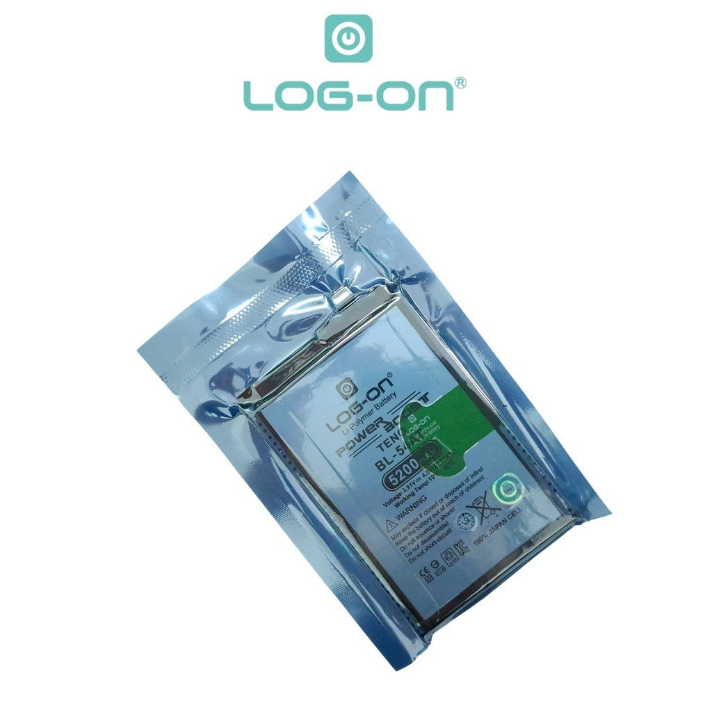 Baterai Log on BL-54AT untuk Tecno Camon 40 / Camon 40 Pro  5200mAh Fast Charging 45W Original Battery 1 Tahun Garansi