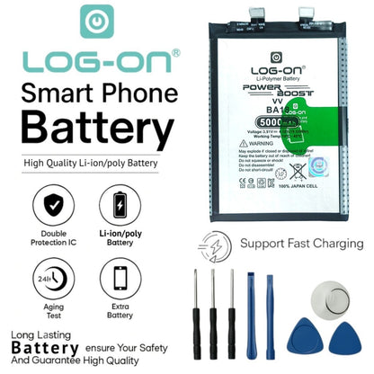 Baterai Log on BA18 untuk Vivo V30 5G / S18 / S18 PRO 5000mAh Fast Charging 80W Original Battery 1 Tahun Garansi