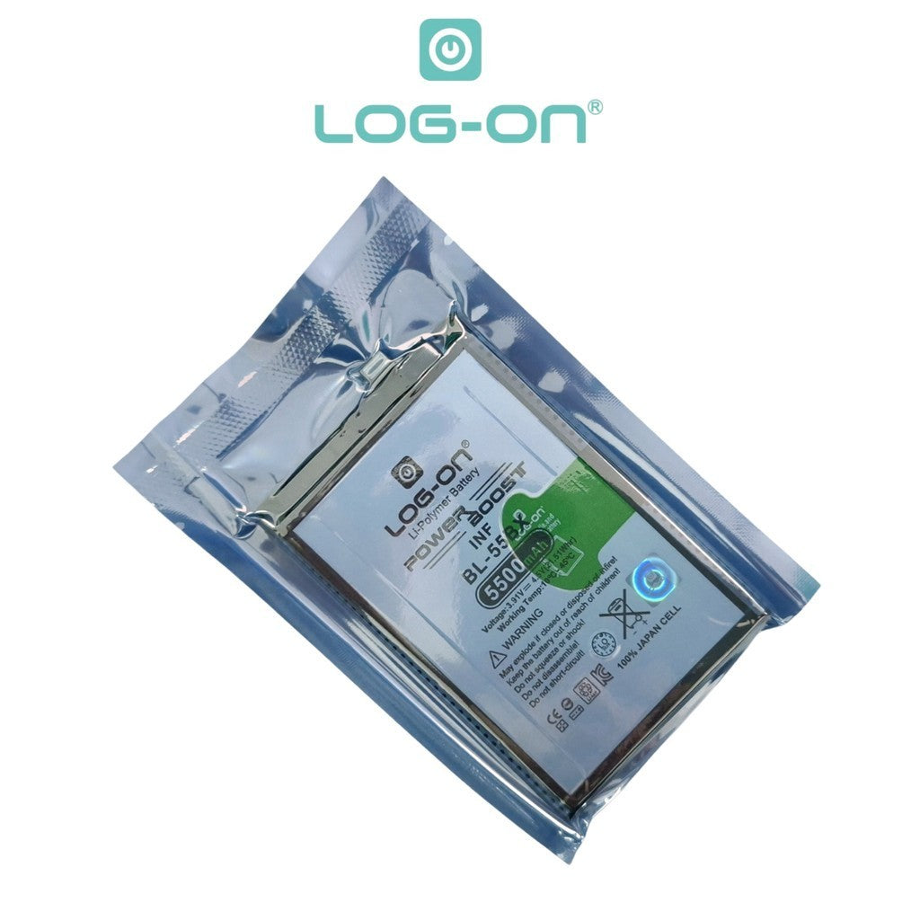 Baterai Log on BL-55BX untuk Infinix Note 50X 5500mAh Fast Charging 45W Original Battery 1 Tahun Garansi