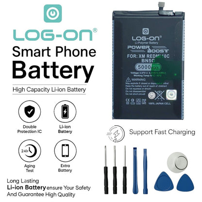 Log On - BN-5G Xiaomi Redmi 10C BN5G Power Boost Original Battery Baterai Batre