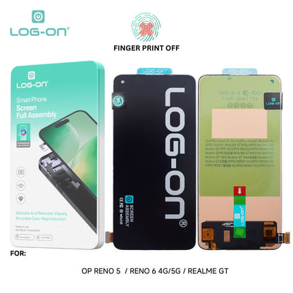 LOG-ON LCD UNTUK OPPO RENO 5 / RENO 6 / REALME GT 5G FULLSET TOUCHSCREEN GARANSI TEST 7 HARI