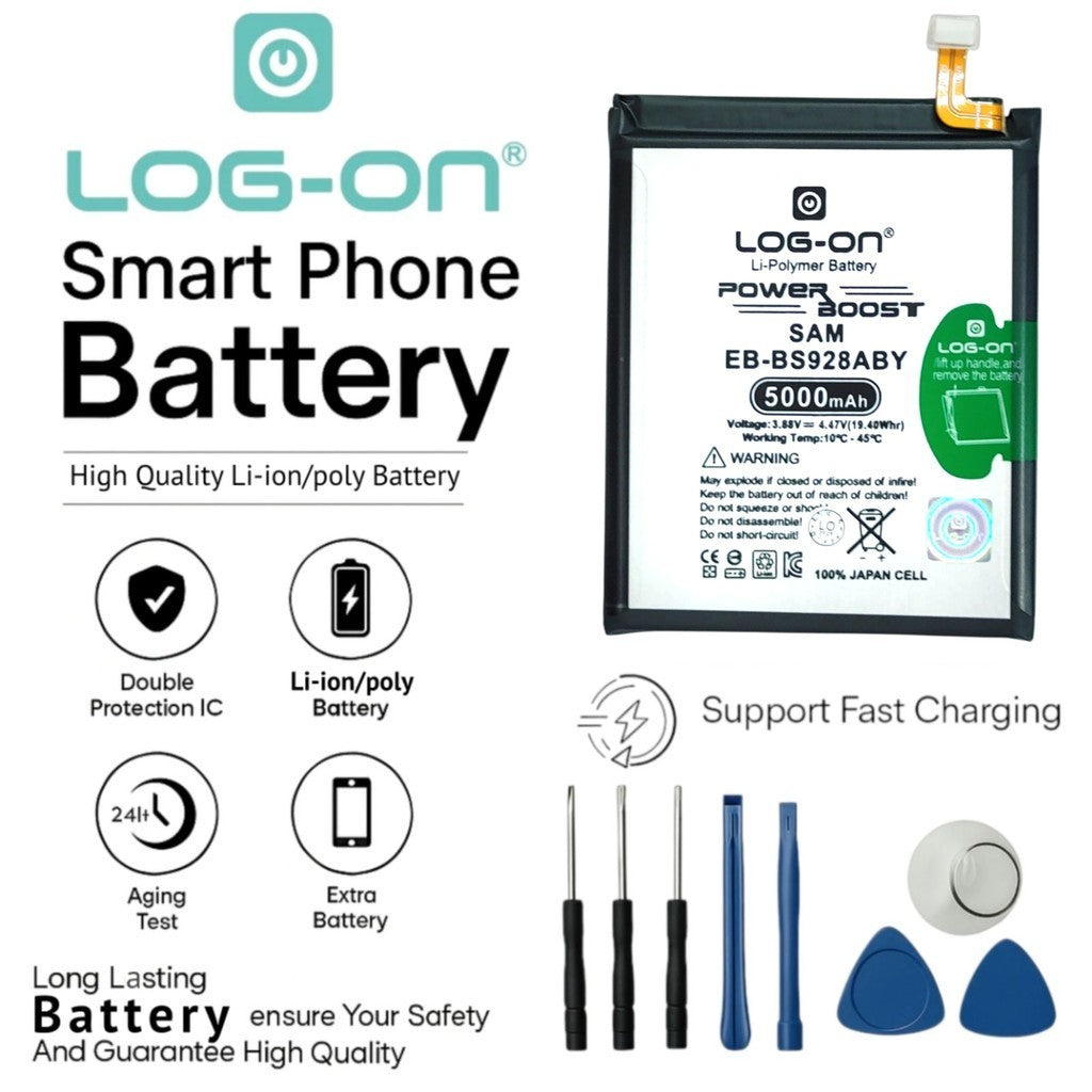 Baterai Log on EB-BS928ABY Untuk Samsung S24 Ultra Power Boost 5000mAh / 45W Original 1 Tahun Garansi Battery Batre