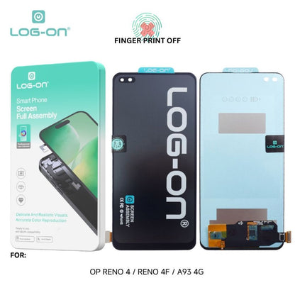LOG-ON LCD UNTUK OPPO RENO 4 / RENO 4F / RENO 4 LITE / A93 / F17 INCELL FULLSET TOUCHSCREEN GARANSI TEST 7 HARI