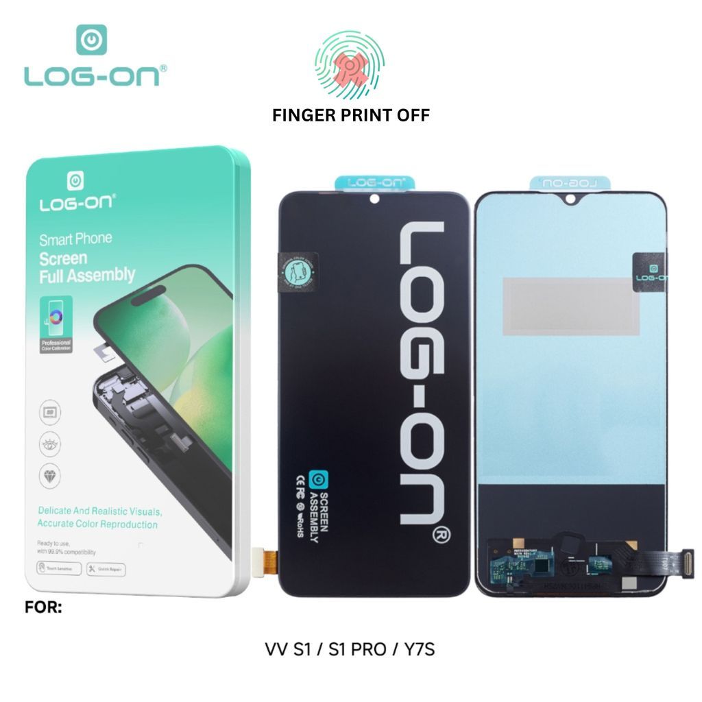 LOG-ON LCD UNTUK VIVO S1 / S1 PRO / Y7S FULLSET TOUCHSCREEN GARANSI TEST 7 HARI
