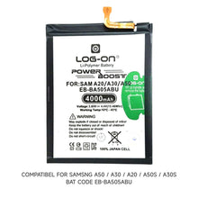 LOG ON BATERAI SAMSUNG A50 A505 LOG-ON BATRE POWER BOOST IC BATTERY