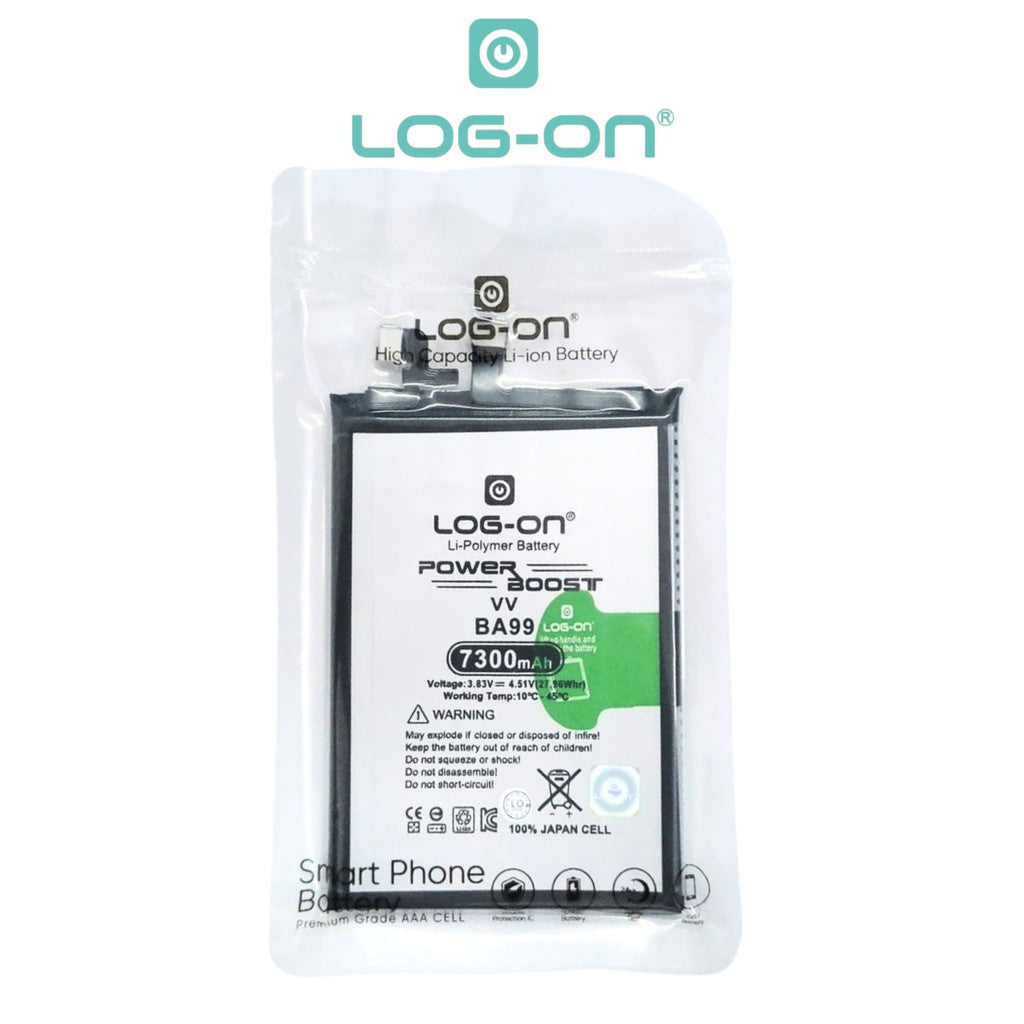 Baterai Log on BA99 Untuk IQOO Z10 Fast Charging 90W Kapasitas 7300mAh Original 1 Tahun Garansi Battery Batre