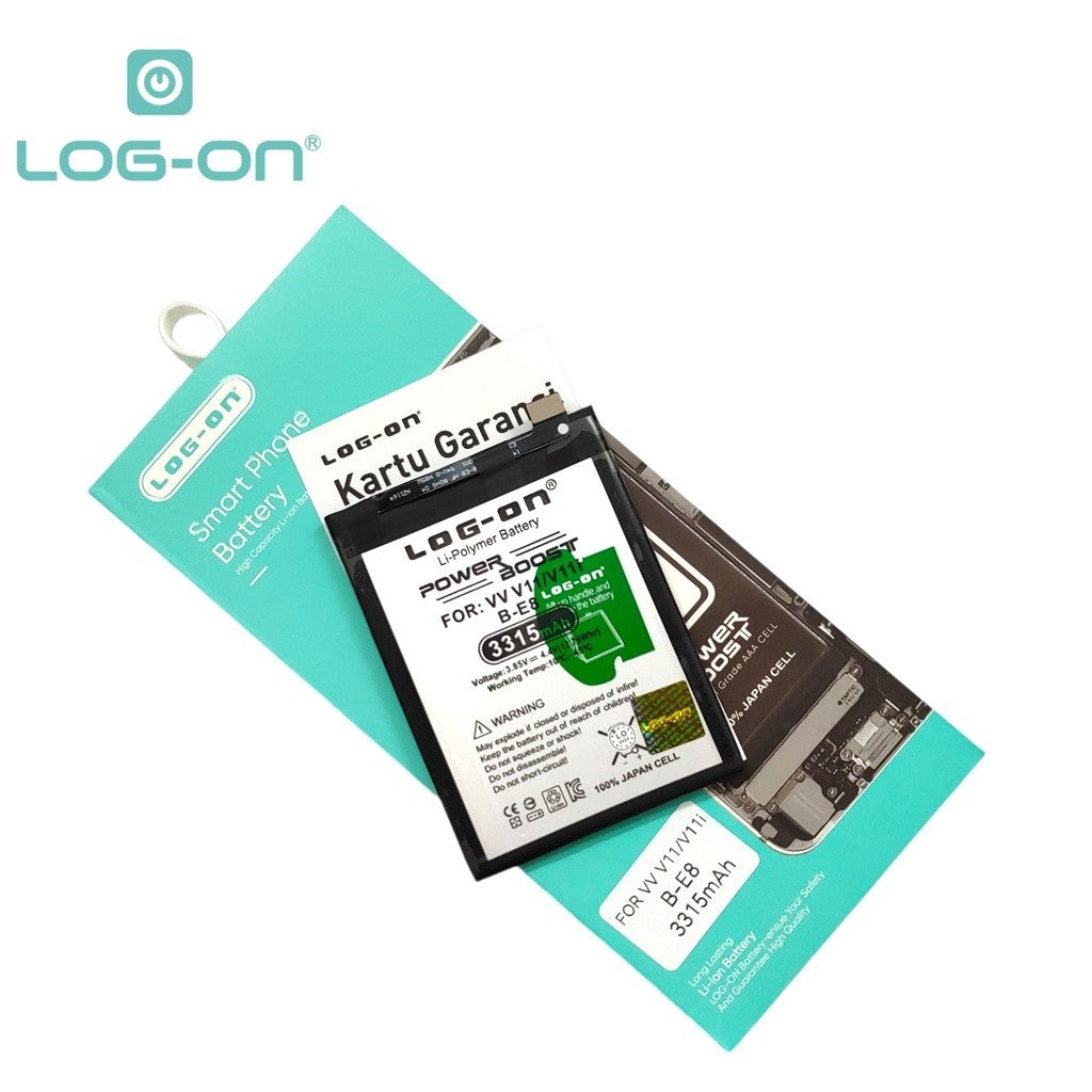 LOG ON BATERAI VIVO V11/V11i B-E8 BATRE DOUBLE POWER DOUBLE IC BATTERY