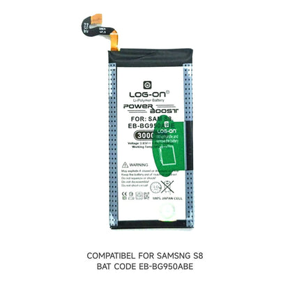 Baterai Log on EB-BG950ABE Untuk Samsung S8 Kapasitas 3000mAh Original 1 Tahun Garansi