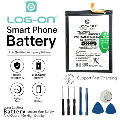 LOG ON BATERAI SAMSUNG A50 A505 LOG-ON BATRE POWER BOOST IC BATTERY