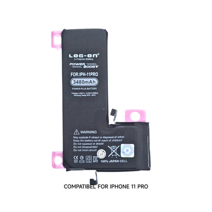 Log On - IPHONE 11 PRO Power Plus Original Battery Baterai Batre