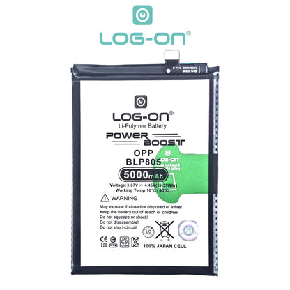 Log On - BLP-805 Oppo A16 / A32 2020 / A33 / A53 / A54 / A93 BLP805 Power Boost Double Protection IC Battery Baterai Batre