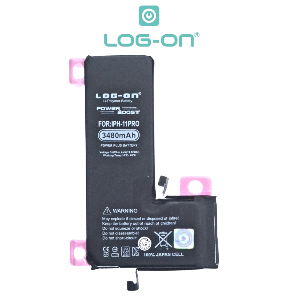 Log On - IPHONE 11 PRO Power Plus Original Battery Baterai Batre