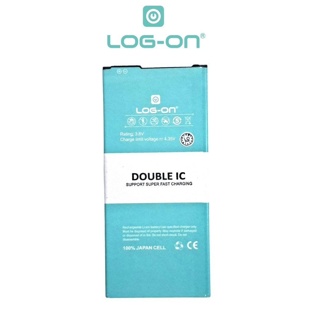 Baterai Log On EB-BG610ABE Untuk Samsung J7 Prime / J4 Plus / A7 2016 (A710) / J6 Plus Power Boost - Kapasitas 3300mAh Original Battery Batre - 1 Tahun Garansi