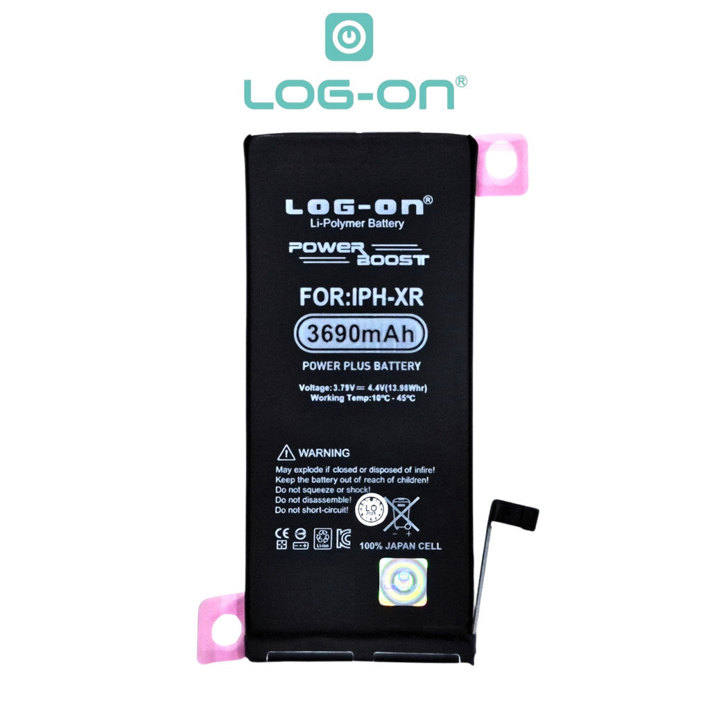 Baterai Log on Untuk Iphone XR  Kapasitas 3690mAh Original 1 Tahun Garansi Battery Batre / Batrai