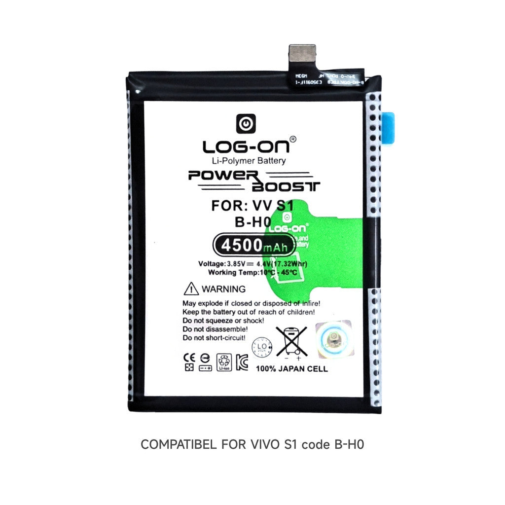 Log On - Vivo S1 B-H0  1907 BH0 Power Boost Original Battery Baterai Batre