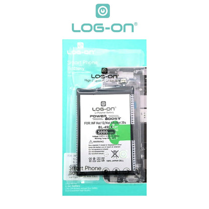 Log On -BL-49LX Infinix Hot 12 / Hot 12I / Hot 20s Power Boost Original Battery Baterai Batre - 1 Tahun Garansi