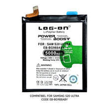 Baterai Log on EB-BG988ABY Untuk SAMSUNG S20 ULTRA Power Boost Original Battery Baterai Batre