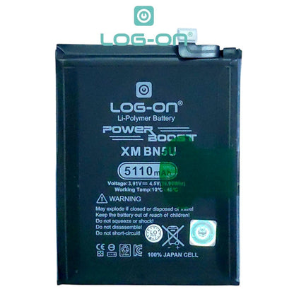 Baterai Log on BN5U Untuk Poco M7 PRO 5G / Redmi Note 14 5G BN-5U Power Boost 5110mAh / 45W Original 1 Tahun Garansi Battery Batre