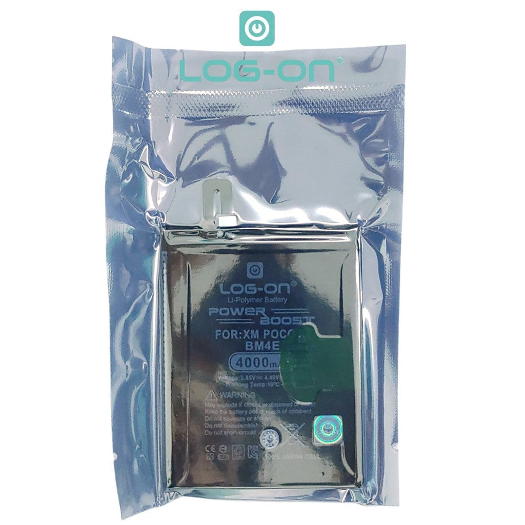 Log On-BM-4E Xiaomi Poco F1 Power Boost Double IC Protection Baterai