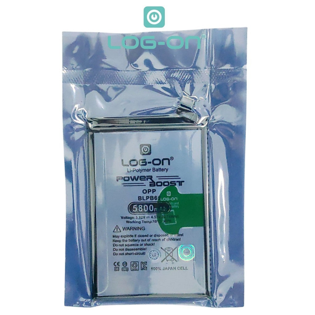 Baterai Log on BLPB65 Untuk Oppo A5 PRO BLP-B65 Power Boost 5800mAh / 45W Original 1 Tahun Garansi Battery Batre