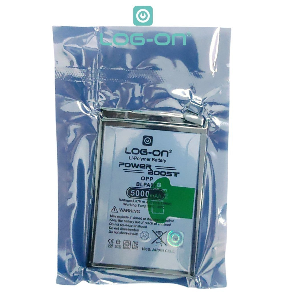 Baterai Log on BLPA07 Untuk Oppo A78 4G BLP-A07 Power Boost 5000mAh / 67W Original 1 Tahun Garansi Battery Batre