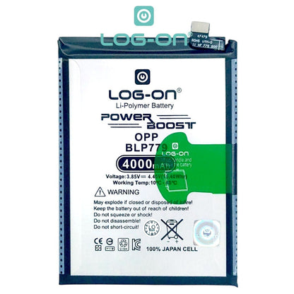 Baterai Log on BLP779 Untuk Oppo Reno 4F / Reno 4 Lite / Reno 4Z 5G / A92S / A93 4G BLP-779 Kapasitas 4000mAh Original 1 Tahun Garansi Battery Batre