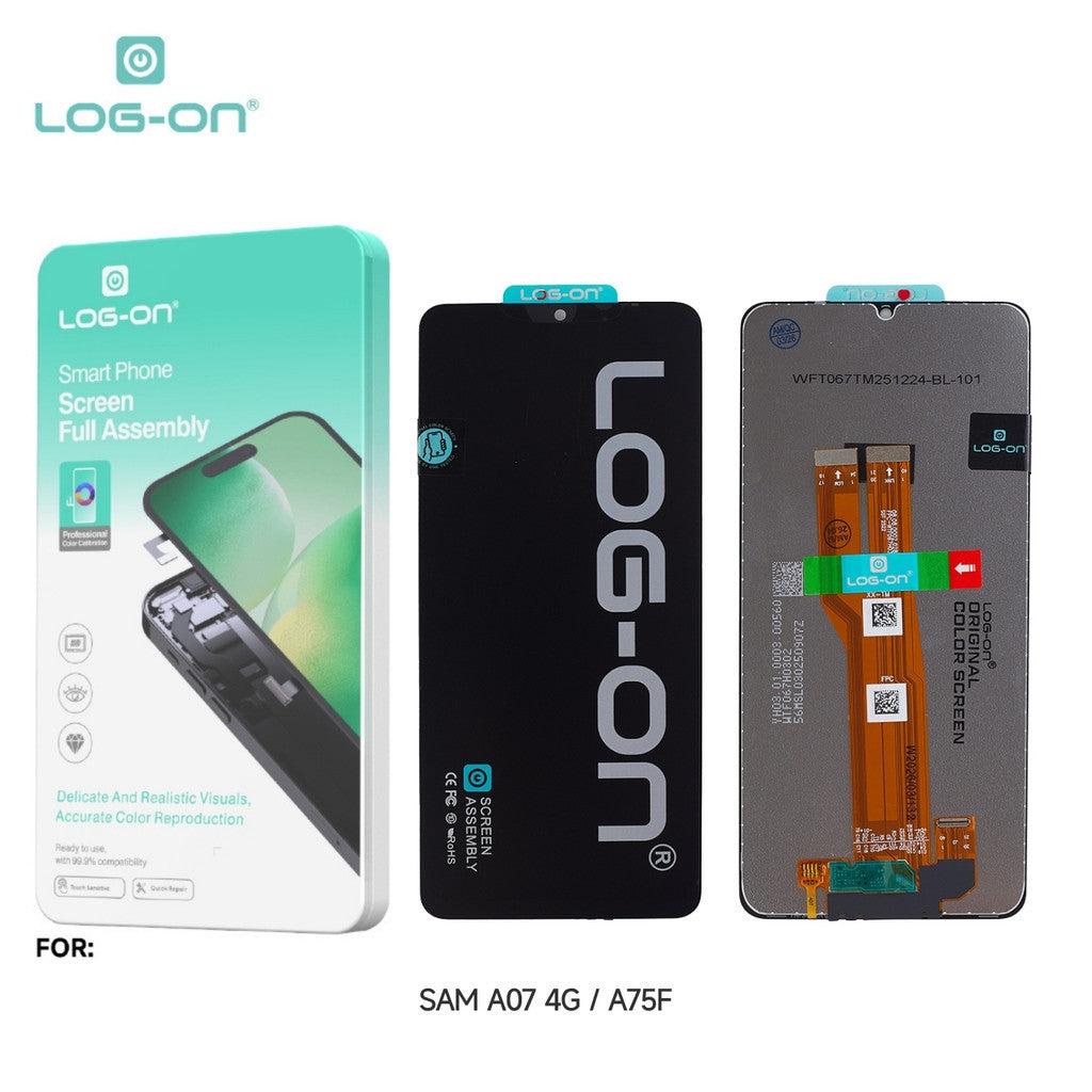LOG ON LCD UNTUK SAMSUNG A07 4G (A075) FULLSET TOUCHSCREEN