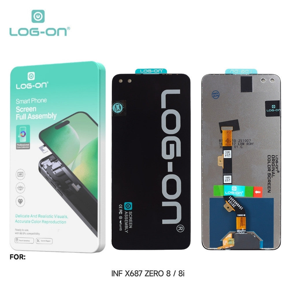 LOG ON LCD UNTUK INFINIX ZERO 8 / ZERO 8I FULLSET TOUCHSCREEN GARANSI TEST