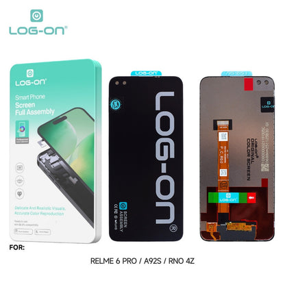 LOG ON LCD UNTUK REALME 6 PRO (RMX2061 / RMX2063) / RENO 4Z (CPH2065) FULLSET TOUCHSCREEN