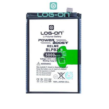 Baterai Log on BLPB21 Untuk Realme Note 60 / Note 60X Power Boost 5000mAh Original 1 Tahun Garansi Battery Batre