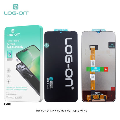 LOG-ON LCD UNTUK VIVO Y22 / Y22S / Y28 5G / Y17S FULLSET TOUCHSCREEN GARANSI TEST 7 HARI